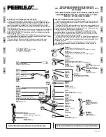 Предварительный просмотр 1 страницы PEERLESS 3651 Series Step By Step Illustrated Instructions