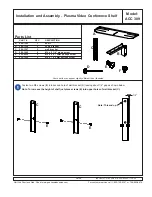 PEERLESS ACC 309 Installation And Assembly preview