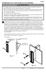 Предварительный просмотр 12 страницы PEERLESS ACCSH100 Installation And Assembly Manual