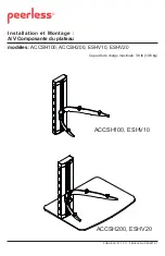 Предварительный просмотр 17 страницы PEERLESS ACCSH100 Installation And Assembly Manual