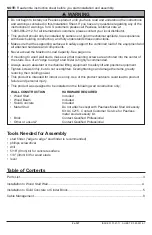 Preview for 2 page of PEERLESS ACCSH300 Installation And Assembly Manual