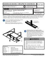 PEERLESS CMJ 470 Installation And Assembly preview