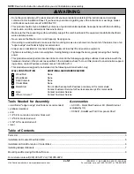 Preview for 2 page of PEERLESS D-FPT-320S Installation And Assembly Manual