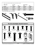 Preview for 3 page of PEERLESS D-FPT-320S Installation And Assembly Manual