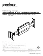 Preview for 21 page of PEERLESS D-LAL-100 Installation And Assembly Manual