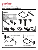 Preview for 1 page of PEERLESS DSX200 Installation And Assembly