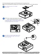 Preview for 4 page of PEERLESS Encore PJRL411 Installation And Assembly