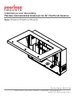 PEERLESS FPE42F-B Installation And Assembly Manual preview