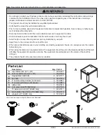 Preview for 2 page of PEERLESS Jumbo JCT 2642 Installation And Assembly