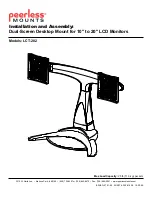 PEERLESS LCT-202 Installation And Assembly Manual preview