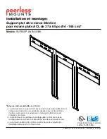 Предварительный просмотр 17 страницы PEERLESS LWS410/BK Installation And Assembly Manual