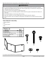 Preview for 2 page of PEERLESS MIS374 Installation And Assembly