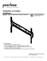 Предварительный просмотр 23 страницы PEERLESS OneMount ONE-TP Installation And Assembly Manual