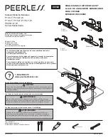 PEERLESS P110LF Series Quick Start Manual предпросмотр