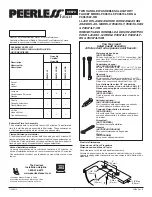 PEERLESS P99674LF Manual preview