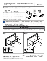 Предварительный просмотр 1 страницы PEERLESS PAN42 Assembly Instructions