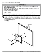 Предварительный просмотр 4 страницы PEERLESS PARAMOUNT PF630  and assembly Installation And Assembly Manual