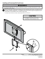 Предварительный просмотр 7 страницы PEERLESS PARAMOUNT PF630  and assembly Installation And Assembly Manual