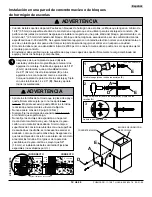 Предварительный просмотр 12 страницы PEERLESS PARAMOUNT PF630  and assembly Installation And Assembly Manual