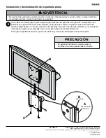 Предварительный просмотр 14 страницы PEERLESS PARAMOUNT PF630  and assembly Installation And Assembly Manual