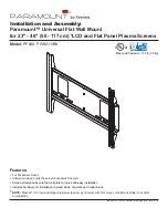 Предварительный просмотр 1 страницы PEERLESS PARAMOUNT PF640  and assembly Installation And Assembly Manual