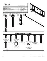 Предварительный просмотр 3 страницы PEERLESS PARAMOUNT PF640  and assembly Installation And Assembly Manual