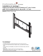 Предварительный просмотр 17 страницы PEERLESS PARAMOUNT PF640  and assembly Installation And Assembly Manual