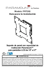 Preview for 13 page of PEERLESS Paramount PRT2X2 Installation Manual