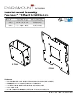 Preview for 1 page of PEERLESS PARAMOUNT PT630  and assembly Installation And Assembly Manual