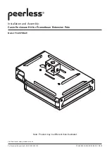 PEERLESS PCASPRM-W Installation And Assembly preview