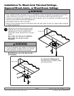 Предварительный просмотр 4 страницы PEERLESS PJF2-UNV Installation And Assembly Manual