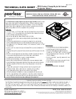 PEERLESS PRS 35 Technical Data Sheet preview