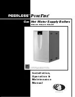 Preview for 1 page of PEERLESS PUREFIRE PFW-199 Installation, Operation & Maintenance Manual