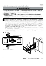 Предварительный просмотр 14 страницы PEERLESS SLWS250/BK Installation And Assembly Manual