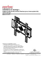 Предварительный просмотр 21 страницы PEERLESS SLWS250/BK Installation And Assembly Manual