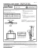 Preview for 1 page of PEERLESS SOLID POINT PLCM 1 Technical Data Sheet