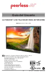 Предварительный просмотр 27 страницы PEERLESS ULTRAVIEW Series User Manual