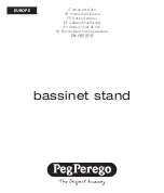 Preview for 1 page of Peg-Perego Bassinet Stand Instructions For Use Manual