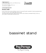 Preview for 16 page of Peg-Perego Bassinet Stand Instructions For Use Manual