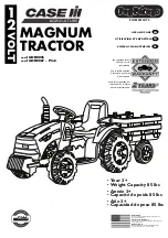 Предварительный просмотр 1 страницы Peg-Perego Case IH Magnum Tractor Use And Care Manual