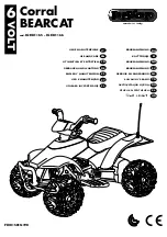 Preview for 1 page of Peg-Perego Corral BEARCAT Use And Care Manual