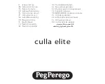 Peg-Perego Culla Elite Instructions For Use Manual preview