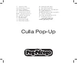 Peg-Perego Culla Pop-Up Instructions For Use Manual preview