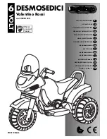 Peg-Perego DESMOSEDICI IGED1048 Use And Care Manual preview