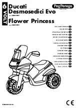 Peg-Perego Ducati Desmosedici Evo Use And Care Manual preview