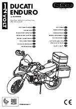 Preview for 1 page of Peg-Perego DUCATI ENDURO Use And Care Manual