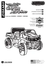 Peg-Perego GATOR XUV550 Use And Care Manual preview