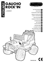 Предварительный просмотр 1 страницы Peg-Perego GAUCHO ROCK'IN IGOD0047 Use And Care Manual