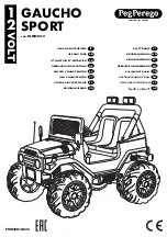 Peg-Perego GAUCHO SPORT Use And Care Manual preview