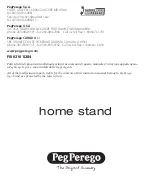 Preview for 18 page of Peg-Perego Home Stand Instructions For Use Manual